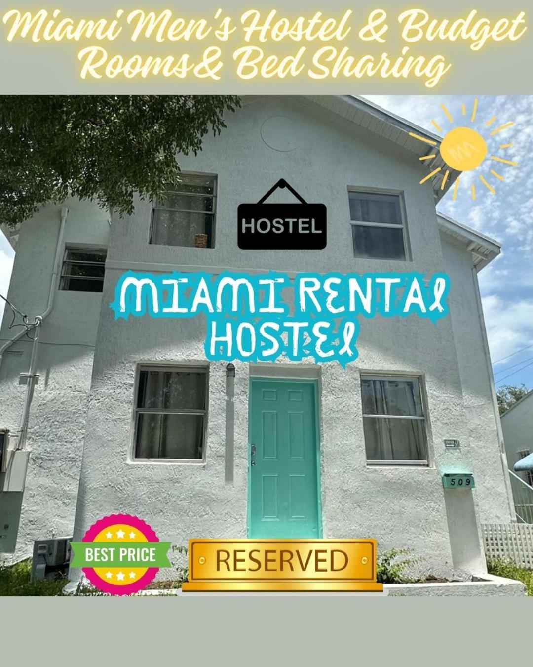 103 Miami Shared Rooms For Men Central Comfortable, Affordable ภายนอก รูปภาพ